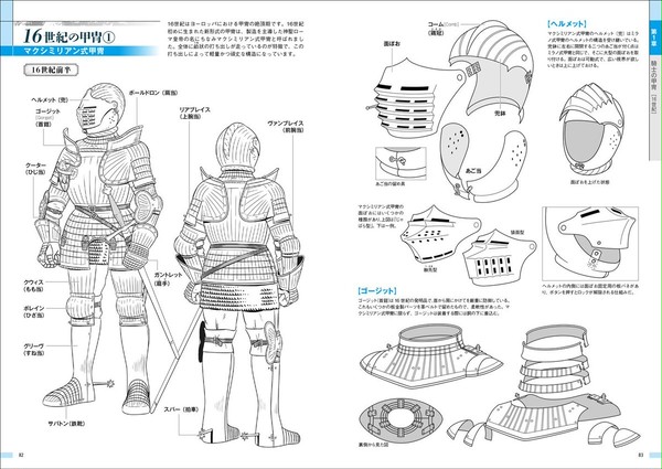 西洋甲冑&武具 作画資料 12/25発売!