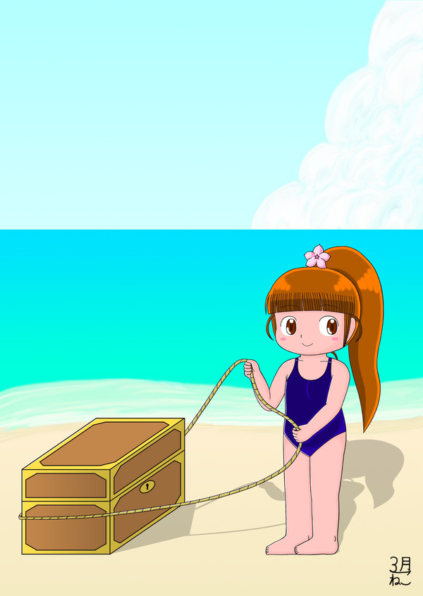 ポニーテール水着ククリ
