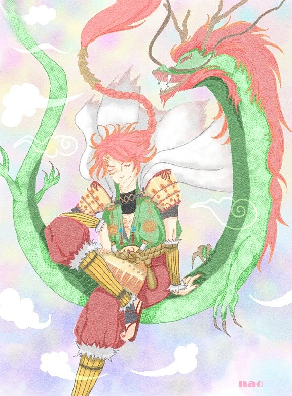 一血卍傑　英傑イラスト
