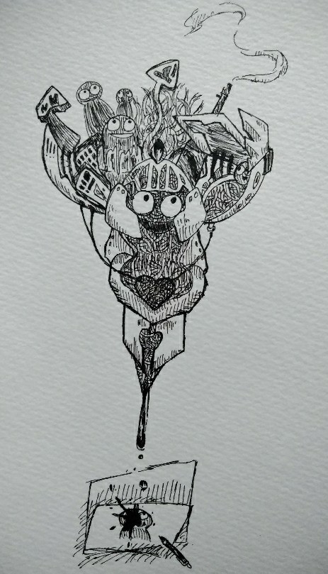 アナログ　落書き