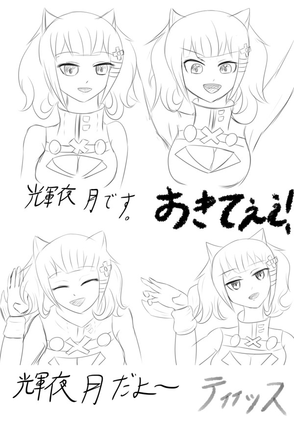 色々な輝夜月