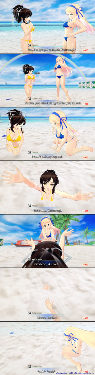 Quicksand - Senran Kagura comic