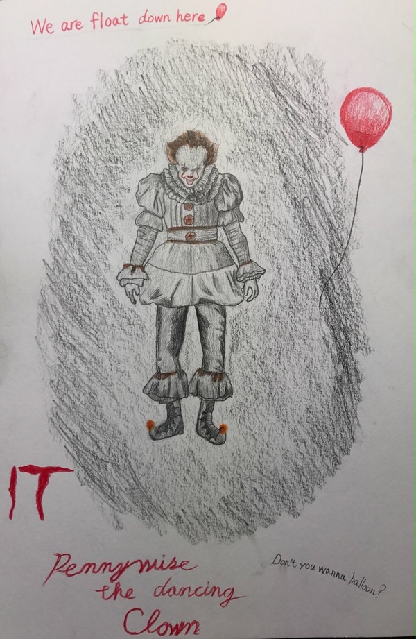 映画『IT／イット』“ペニーワイズ踊る道化師”