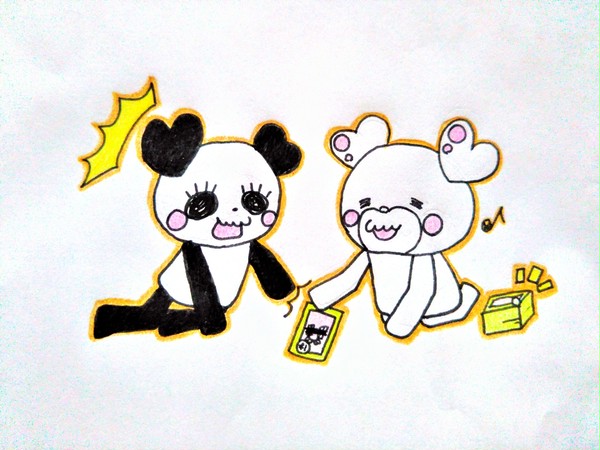 あけおめのクマパン