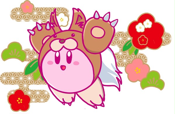 【カービィ】年賀状用イラスト