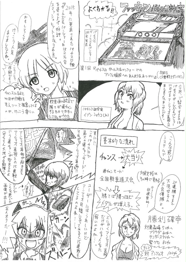 よくわかるファッキンパチンコ教室「パチスロガールズ＆パンツァー」