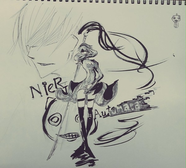 NieR:Automata ニーアオートマタ 筆ペン