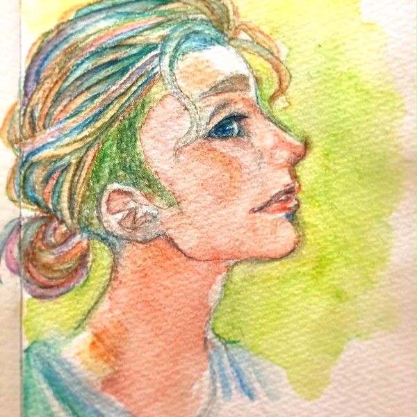 ツーブロックカラフルロン毛系男子