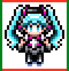 初音ミクＰ４Ｄ。