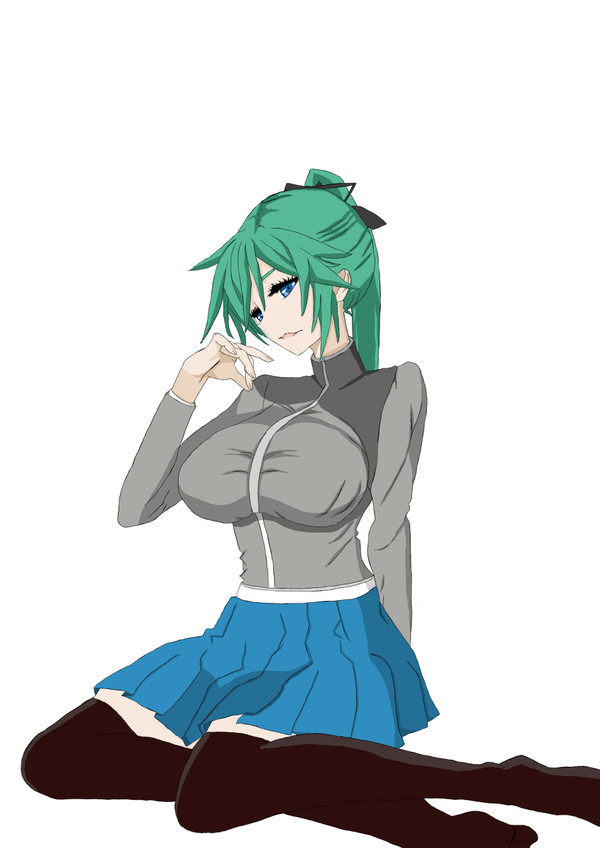 吾妻夏美　　例のポーズ