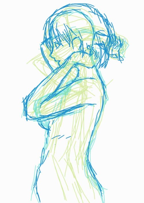 ギャルさん下書き
