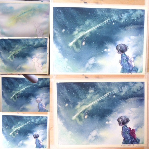 彗星制作過程
