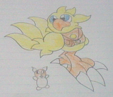 ヴォルグとチョコボとドルくん