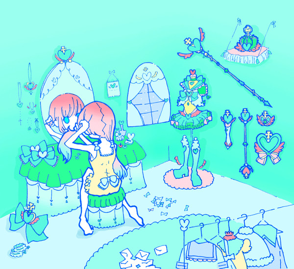 魔法少女出勤準備