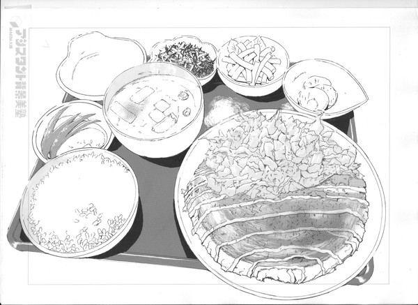 背景美塾料理講座（3回）で描いた絵です。