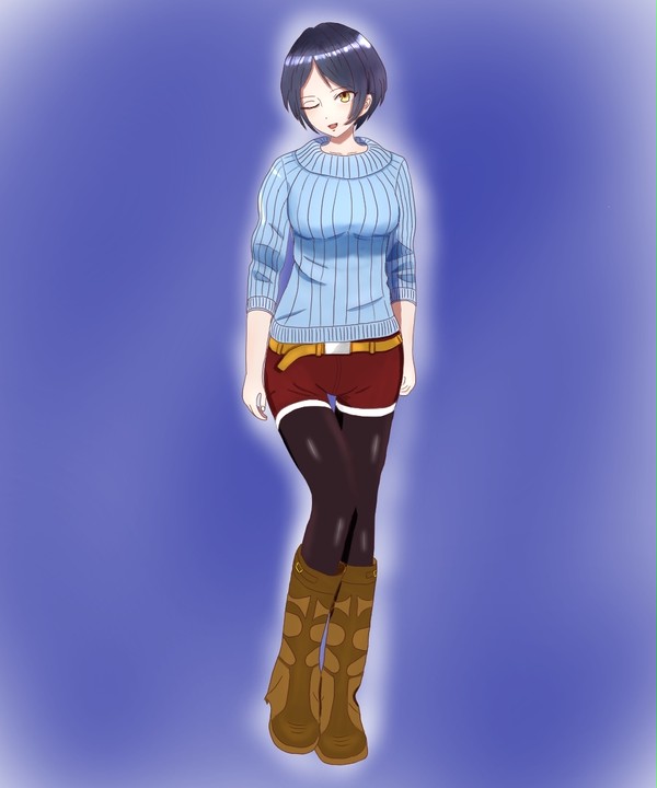 ニットタイツ奏さん