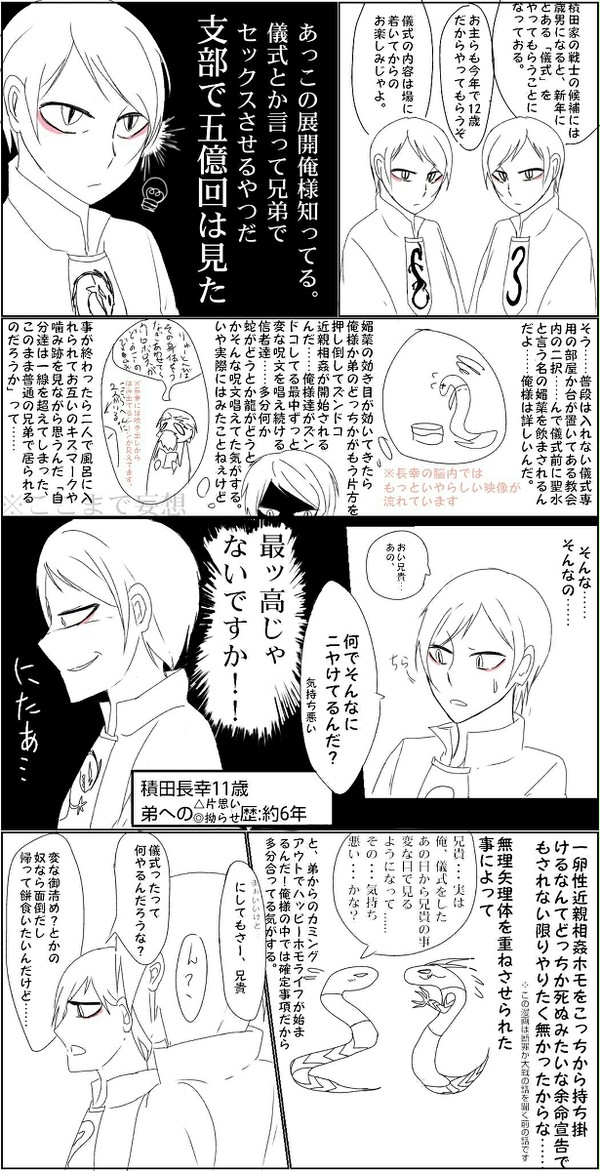 (辰巳)お正月を過ごす双子