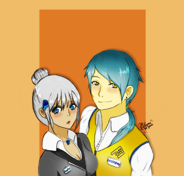 Paypal-Chan & Postepay-Kun