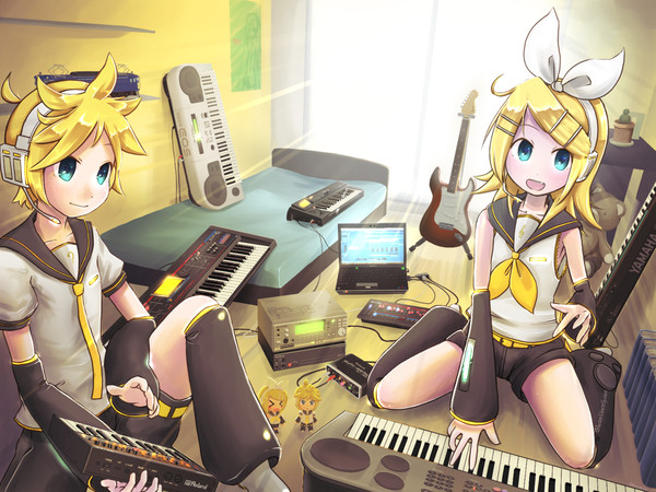 "Welcome to our music lab!"