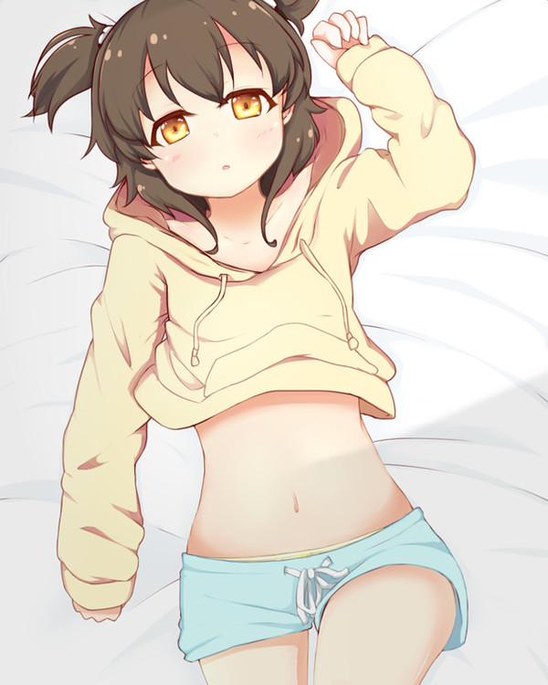 袖パーカー