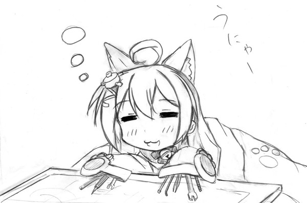 暖かくてきもちいいにゃ