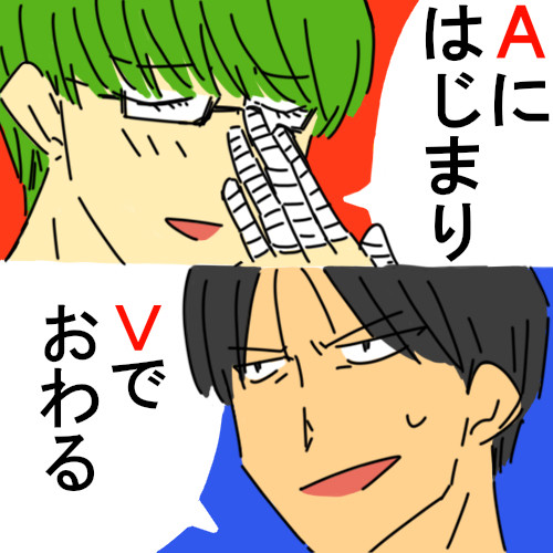 （腐）ＡにはじまりＶでおわる