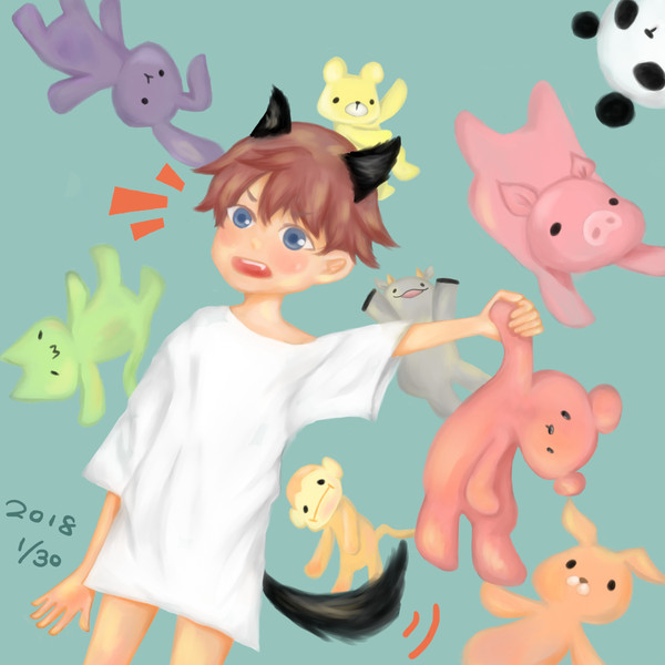 獸耳角色厚塗