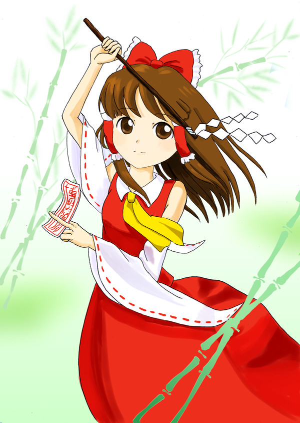 霊夢描いてみた
