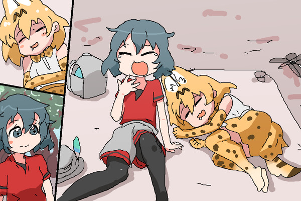 マウスで描いたけもフレの絵