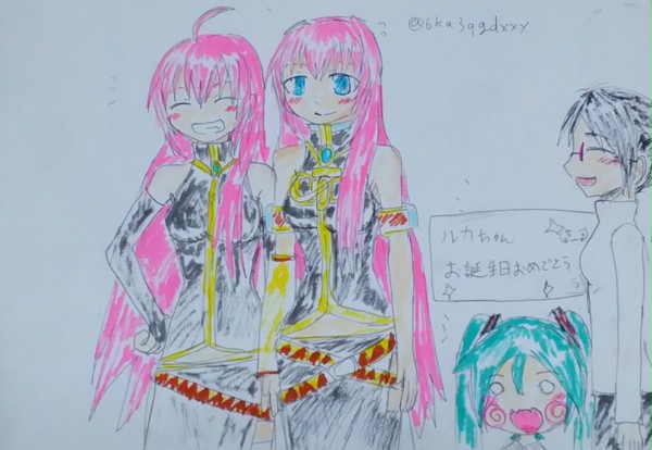ルカさん誕生日絵