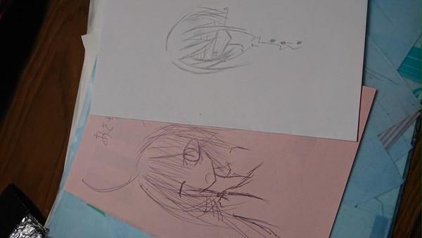 アナログ落書き。