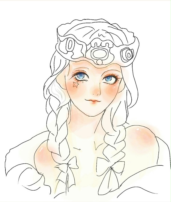 有点水彩风
