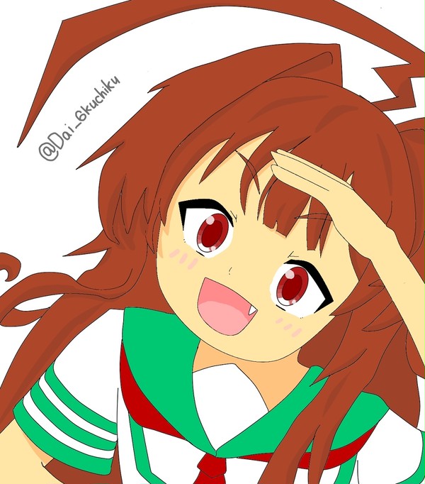 空見上げ球磨ちゃん