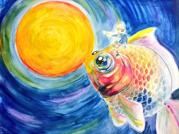 金魚と少年
