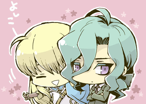 フィンさんダーニックさんらくがきまとめ