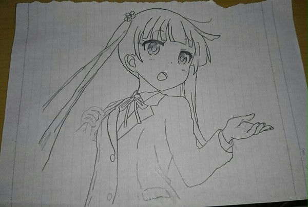 涼風青葉 模写