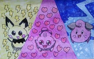 ピチューとププリンとピィ