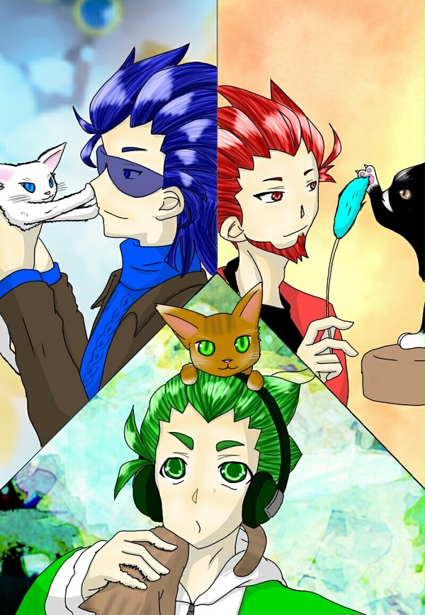 猫と戯れる休日