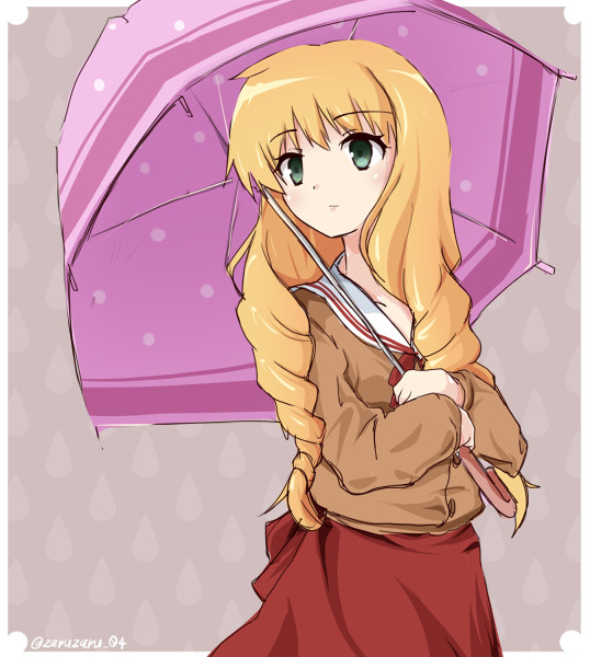 虹を見た小径