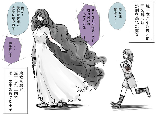 隻腕魔女と亡国王子