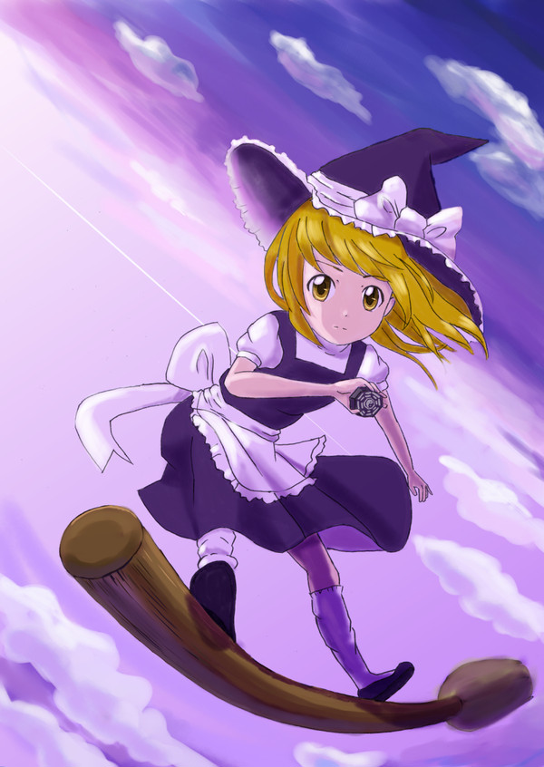 魔理沙描いてみた