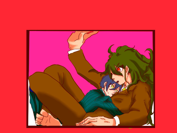 ゴン太くんと最原くんを箱に入れたかった