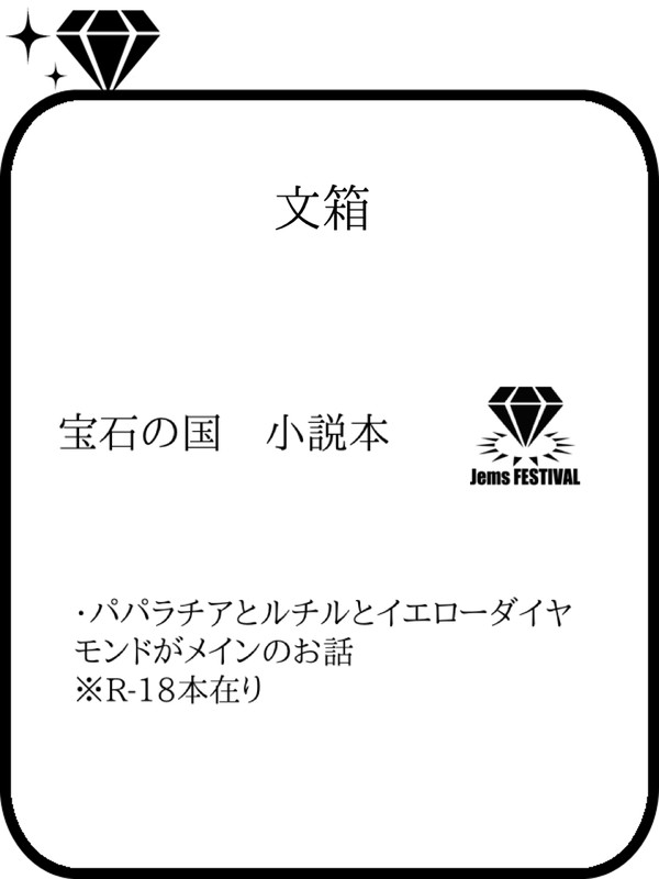 【宝石の国プチオンリー】JemsFESTIVAL サークルカット