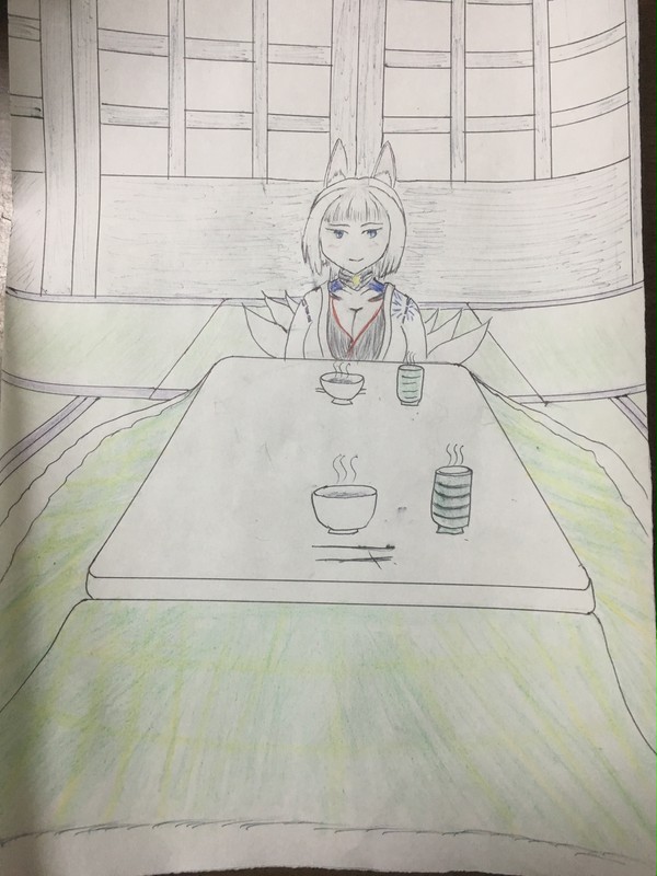 加賀と炬燵で