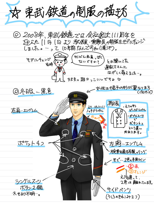 東武鉄道制服講座