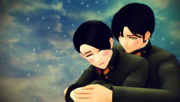 陸さんと陸幼時代風憲兵さん