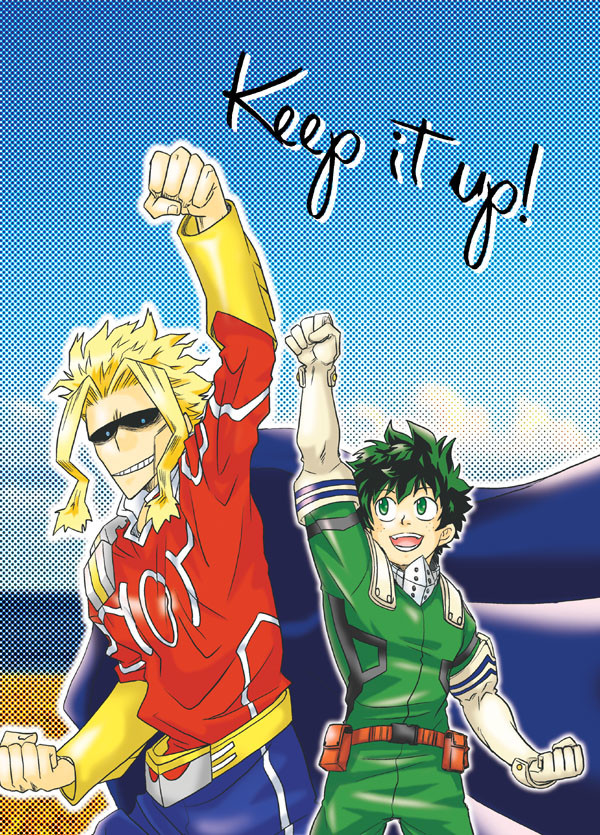 ヒロアカ/出オル出/合同誌/全年齢/　『keep it up！』