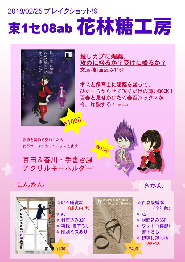 ブレイクショット！9お品書き
