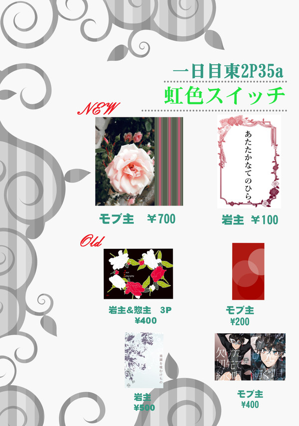 アナコン８おしながき