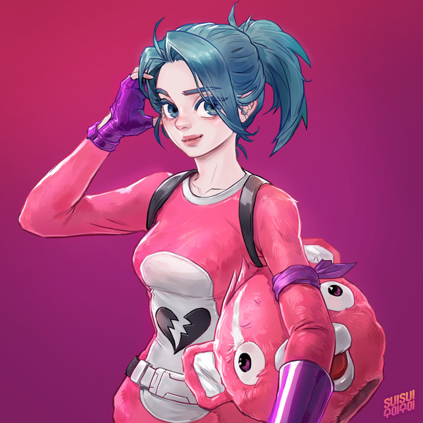 Fortnite Pink bear suits :)